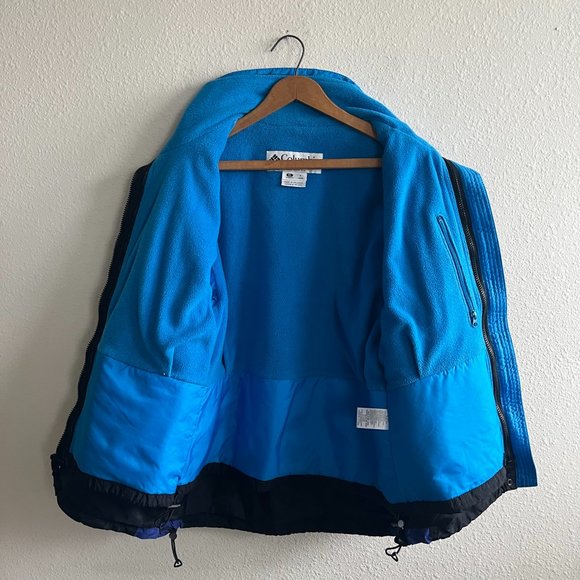Columbia Women's Liberty Ridge Black and Blue Winter Ski Jacket Coat Size S - Picture 10 of 12